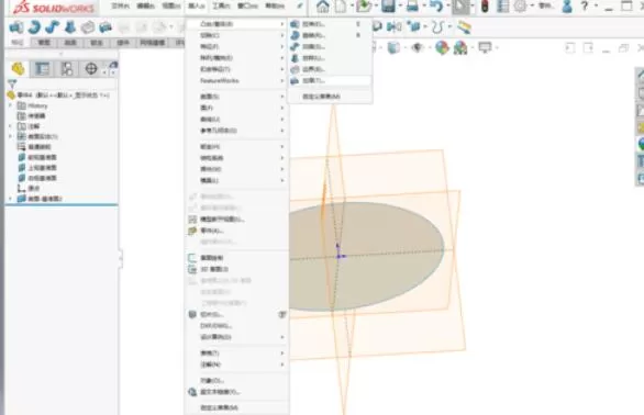 solidworks2019中加厚命令使用操作步骤