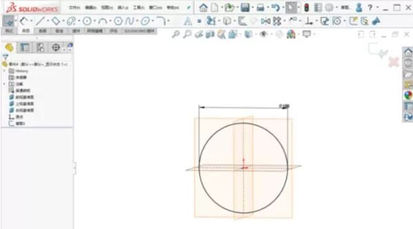 solidworks2019中加厚命令使用操作步骤