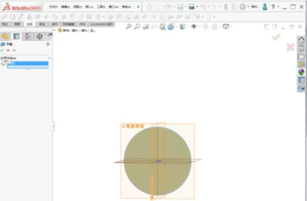 solidworks2019中加厚命令使用操作步骤