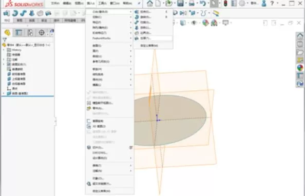 solidworks2019中加厚命令使用操作步骤