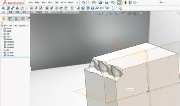 solidworks2019切除扫描的操作流程
