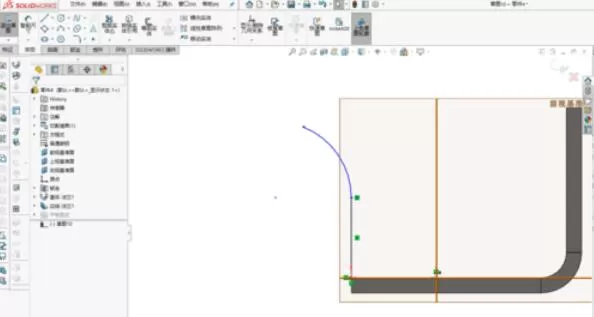solidworks2019绘制弯折模块的具体操作步骤