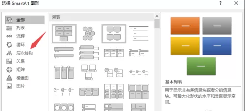 PPT2019制作层次结构列表的操作教程