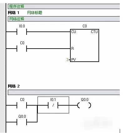 西门子S7-200PLC编程计数器特点及使用方法