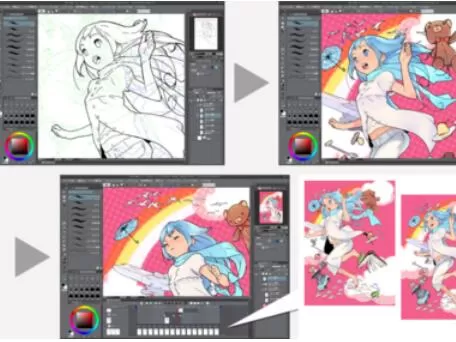 CSP优动漫PAINT动画创作操作方法