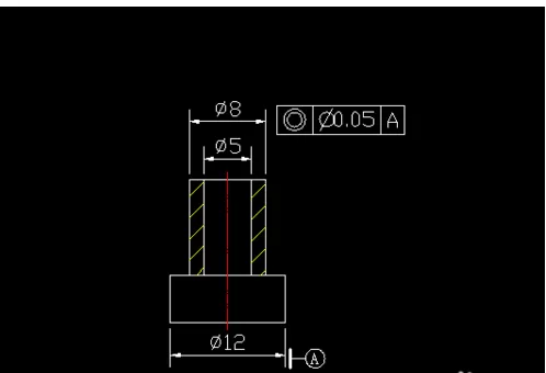 AUTOCAD2004图形形位公差标注的操作方法
