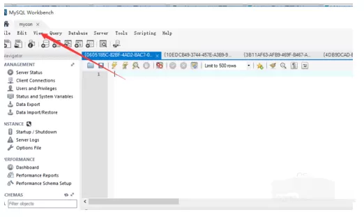 mysql workbench隐藏output栏的操作教程