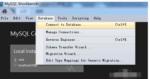 MySQL WorkBench修改默认连接的操作教程