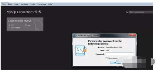 MySQL WorkBench修改默认连接的操作教程