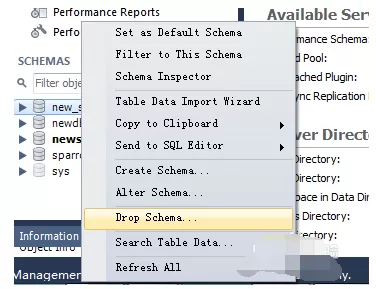 MySQL Workbench删除数据库实例的操作方法