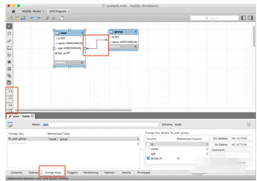 MySQL WorkBench设计数据库的操作过程