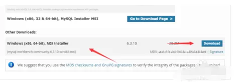 MySQL Workbench进行下载的操作过程