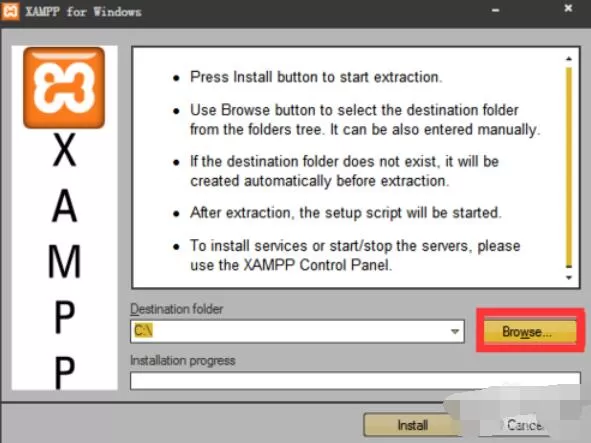 xampp搭建windows的操作步骤