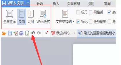 word软件更改文章视图的操作教程