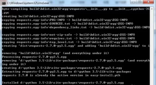 python 2.7第三方模块安装具体步骤