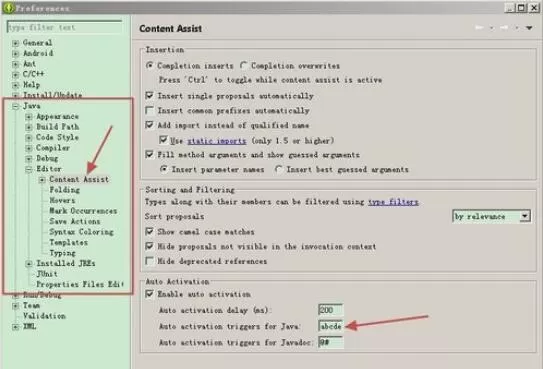 eclipse android adt修改配置方法