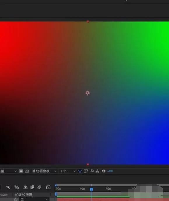 AE CC 2019四色渐变使用方法