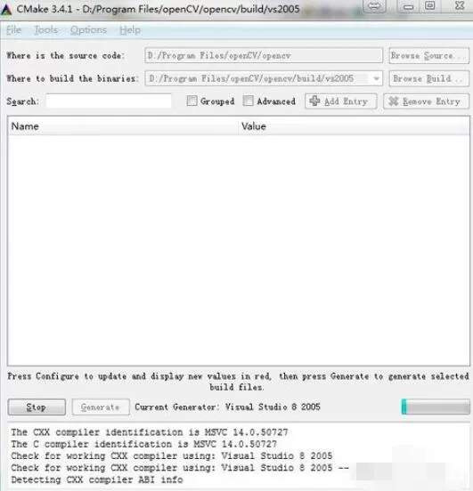 Visual Studio 2005(VS2005)安装OpenCV的操作步骤