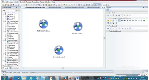 powerdesigner建立网络图的操作步骤