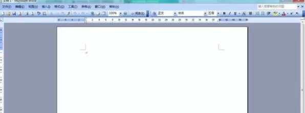 word2003中插入页码的方法