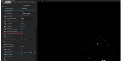 Trapcode Particular制作绚烂烟花的操作过程