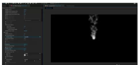 Trapcode Particular制作烟雾的两种操作教程