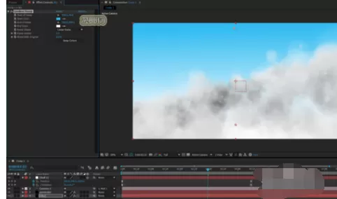 Trapcode Particular制作云彩的操作教程