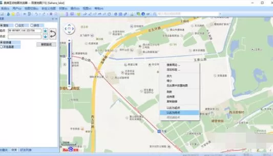 奥维互动地图浏览器规划路线后导出具体步骤