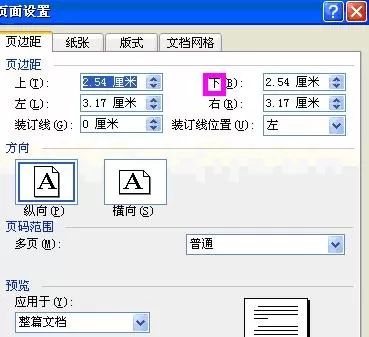 word2003页面设置的使用教程