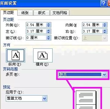 word2003页面设置的使用教程