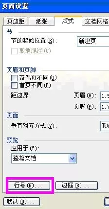word2003页面设置的使用教程