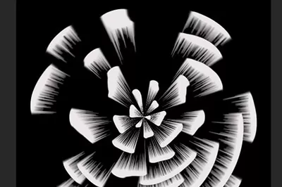 Photoshop制作礼花效果的相关操作方法