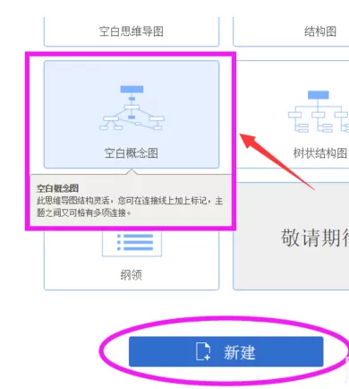 迅捷思维导图中结构进行更换的具体操作方法