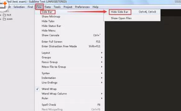 sublime text 3左侧栏目录设置打开的操作方法