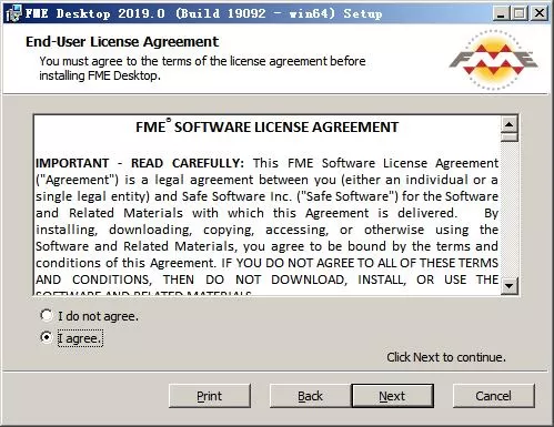 FME Desktop 2019进行安装的操作方法