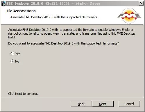 FME Desktop 2019进行安装的操作方法