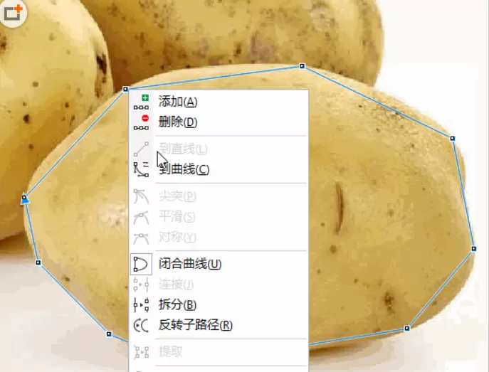 cdr抠土豆的详细操作方法