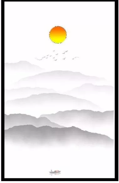 Photoshop制作水墨画名片的图文操作教程