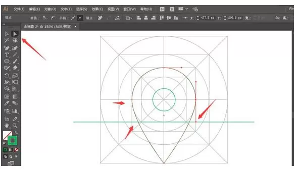 Adobe illustrator制作定位图标的简单方法