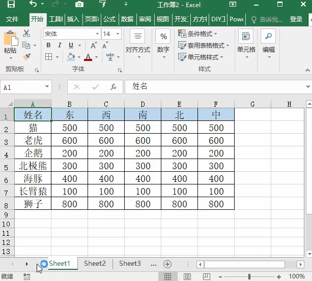 复制Excel表格保持格式不变的操作方法