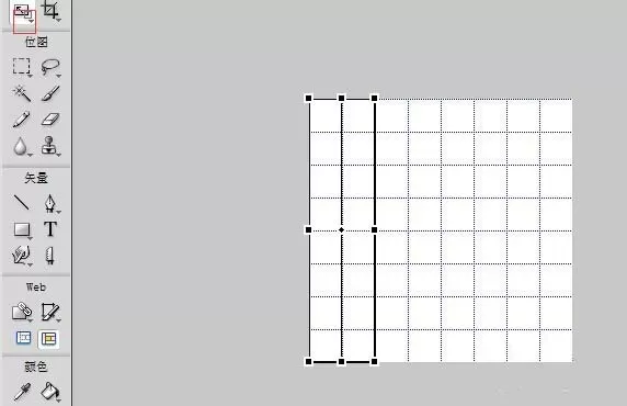 Fireworks绘制五子棋黑白棋盘的具体操作