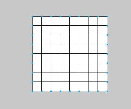 Fireworks绘制五子棋黑白棋盘的具体操作