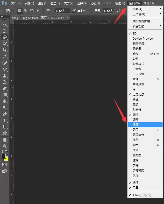ps使用通道进行抠图的简单使用教程