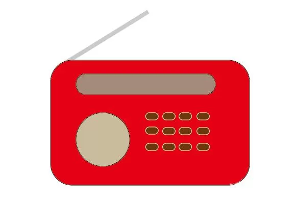 ai绘制收音机图案的操作步骤