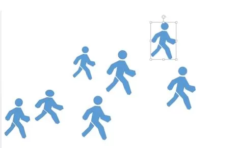 PPT绘制人形图形图案的相关操作
