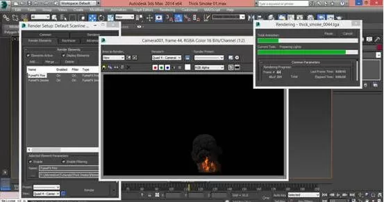 3dmax制作烟雾效果的操作步骤