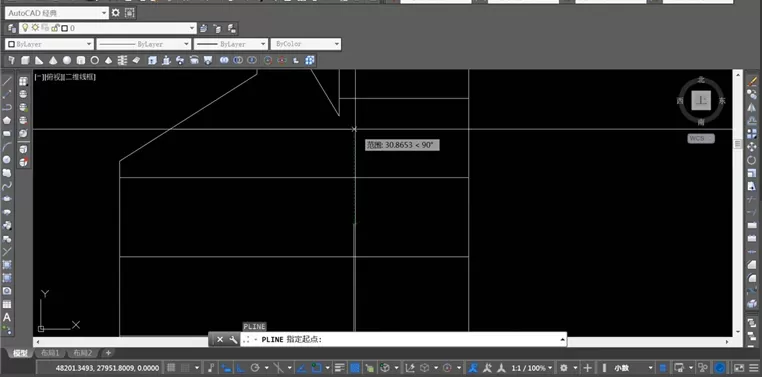 cad绘制楼梯平面图的图文操作
