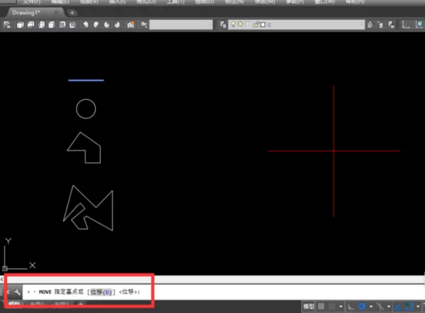 cad移动图形的详细操作