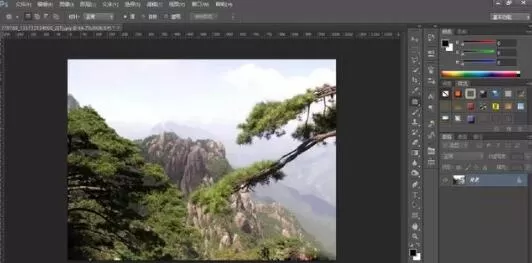 ps绘制出水墨画效果的详细操作