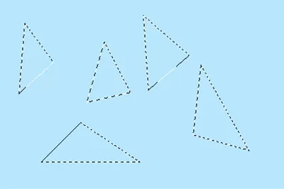 PS制作三角形的详细操作